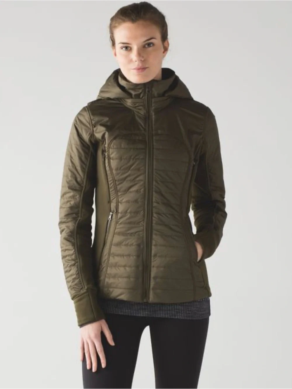 Lululemon First Mile Jacket Sz 6 green